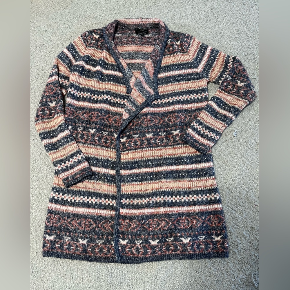 Lucky Brand sz small open front cardigan like new
